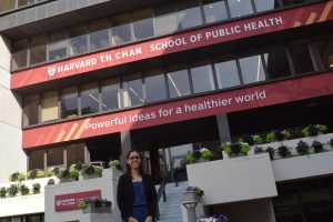 Valerie Santiago Gonzalez at the Harvard School of Public Health, Boston, Massachusetts.